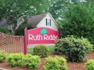 Photo of Ruth Ridge entrance sign